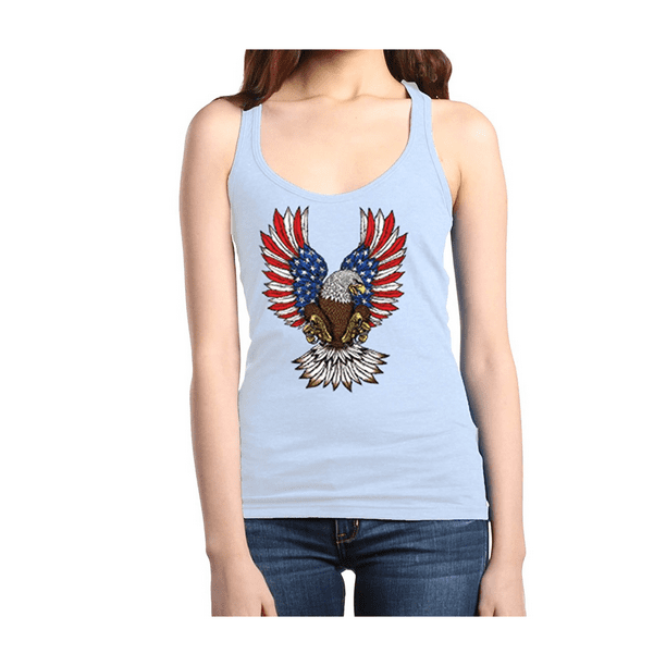 4th of july racerback tank