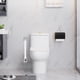 thumbnail image 5 of Cepillo de inodoro de pared para el hogar, sin esquinas muertas, mango de acero inoxidable, diseño portátil para baño, fácil almacenamiento.,Wsvlmg, 5 of 8