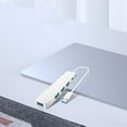 thumbnail image 2 of EeaseCA 1 Pce Concentrateur USB pour Ordinateur Portable, Adaptateur de Transfert d'Extension à 4 Ports pour Bureau et Maison, 2 of 7