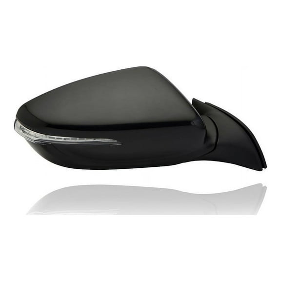 Door Mirror - Compatible/Replacement for '17-18 Kia Forte/5 Sedan/Hatchback S/EX/SX - Power Folding, With Signal & Puddle Lamp & Blind Spot - Right Hand - Passenger - 87620B0040