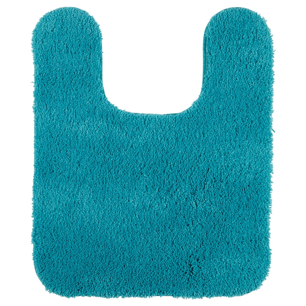 Mohawk Home Pure Perfection Turquoise Bath Rug Contour, 1'8"x2', Teal