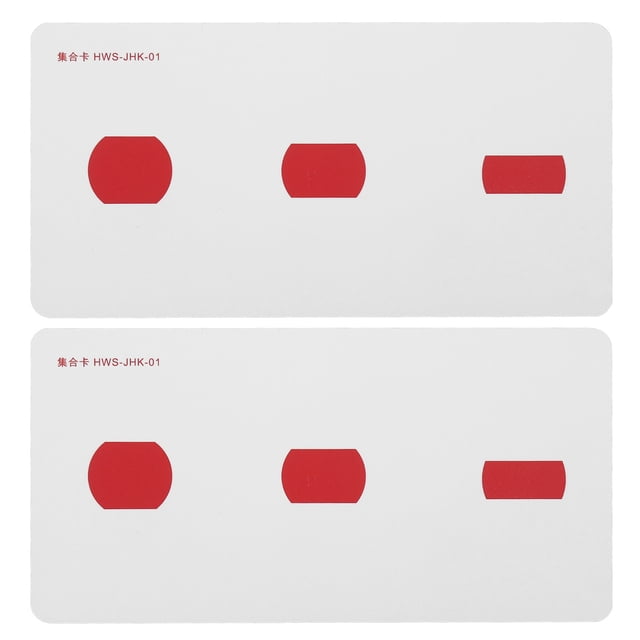 Tarjetas De Entrenamiento De Estrabismo, Tarjeta De Corrección De Ambliopía, Resistente A La Suciedad, Impermeable, Ligera Para Uso Diario ANGGREK Otros