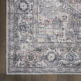 thumbnail image 6 of Nourison Home Machine Washable Vintage Boho Grey 5'3" x 7'3" Area Rug, (5' x 7'), 6 of 11