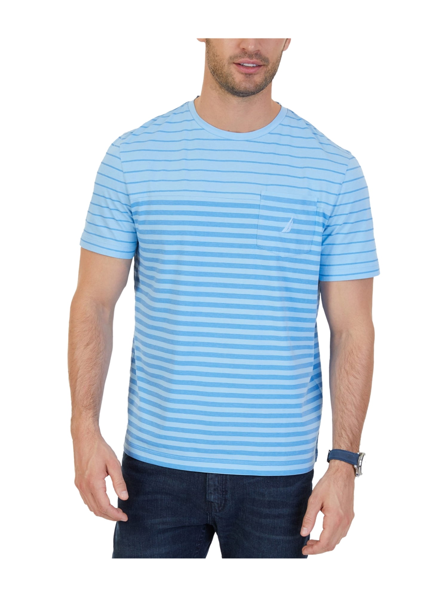 Nautica - Nautica Mens Striped Basic T-Shirt - Walmart.com - Walmart.com