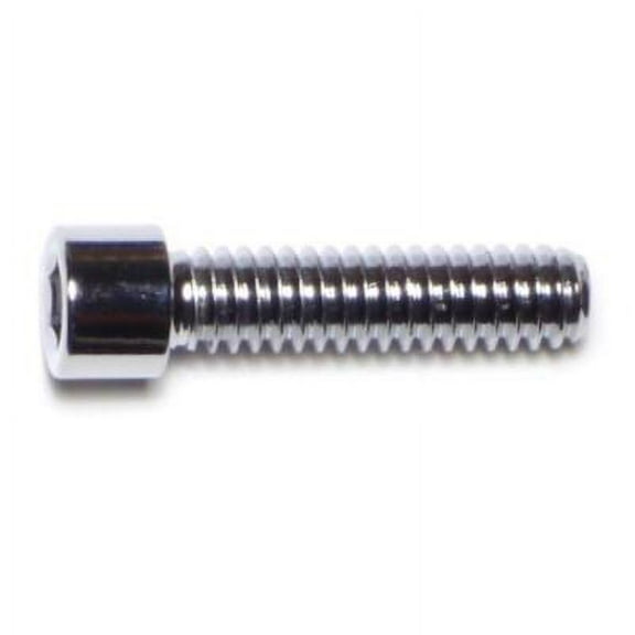 1/4"-20 x 1" Chrome Grade 8 Smooth Head Socket Cap Screws SCSSS8-052 (10 pcs.)