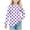 Purple, variant on vdgthytj Girls Long Sleeve Shirts Kids Trendy Polka Dots Printed Round Neck Basic Tee Tops Fall Clothes