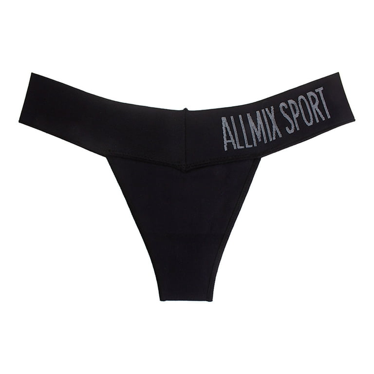 Allmix New Sexy Women's Sports Thongs Underwear Seamless Cotton G