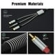 thumbnail image 4 of Adaptador auxiliar de audio Lightning a RCA, cable de 3,3 m de ancho, 4 of 7