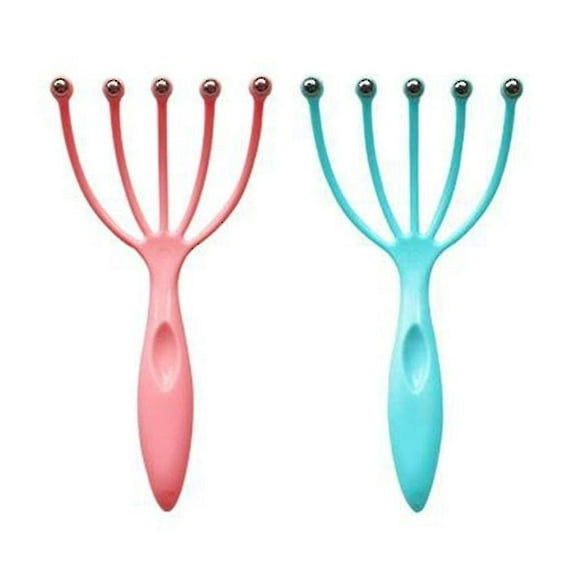 Body Massager Five Finger Claw Type Neck Back Roller Massager Face Roller Foot Hand Body Neck Head #4378