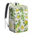 thumbnail image 1 of Yellow Lemon Print Backpack Cooler, Leakproof Insulated Lunch Bag for Tropical Trips and Summer Fun, 1 of 5