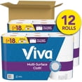 thumbnail image 2 of Toallas de papel Viva, tela multisuperficie, 12 rollos triples, 2 of 8