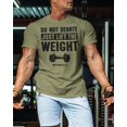 thumbnail image 2 of Gymish Don’t Debate Just Lift The Weight Workout T-Shirt – Funny Gym Shirt for Men, Motivational Lifting Tee, Men’s Athletic Workout Apparel, 2 of 5