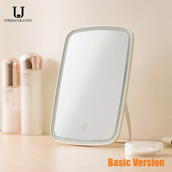 LED Makeup Mirror with Light Touch Switch Control Natural Portable Makeup Led Light Dormitory Desktop Mirror 1200mAh