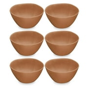 Abode Homewares by TarHong Planta Matte Terra Cotta Cereal Bowl, 6" / 13.5 oz.Set of 6