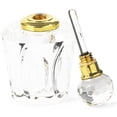 thumbnail image 5 of 4 Pack Crystal Perfume Bottle Set in 4 Unique Designs, Empty Refillable Bottles for Fragrances, Bathroom Decor, 5 of 10