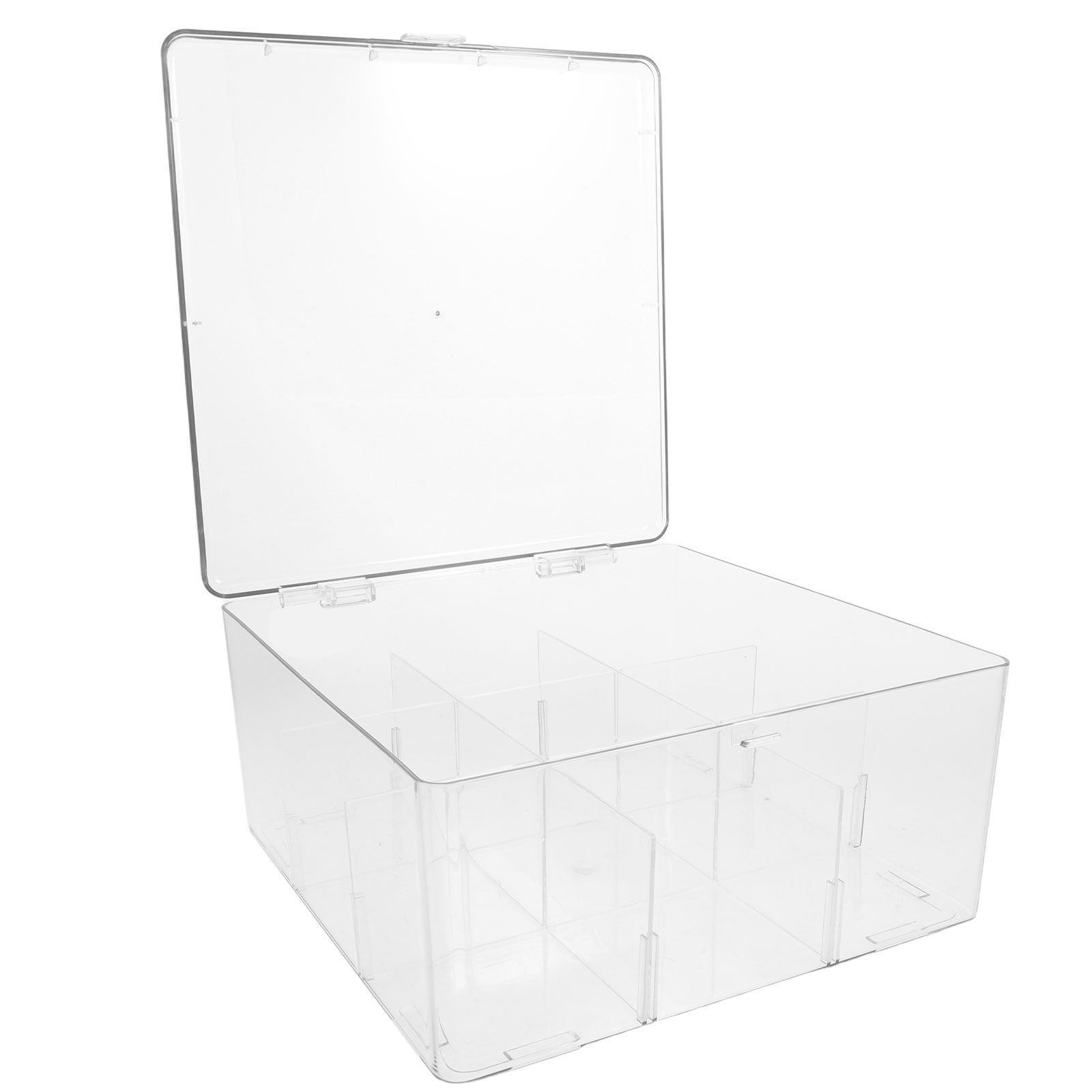 7Penn Acrylic Business Card Holder - 12 Slot Desk Display Rack, Holds 600 Cards