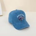 thumbnail image 2 of Gibobby Kids Boys Girls Baseball Cap Toddler Car Pattern Hat Adjustable Washed Vintage Sun Hat 12-18 Months 1-4T(One Size,Blue), 2 of 4