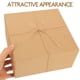 thumbnail image 5 of Cajas de regalo marrones de 6 piezas cajas de regalo de papel kraft cajas de regalo de regalos cajas cuadradas de empaquetado cajas, 5 of 6