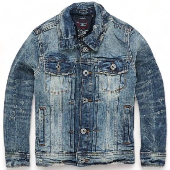 Jordan Craig Kids Bayside Denim Trucker Jacket (Death Valley)
