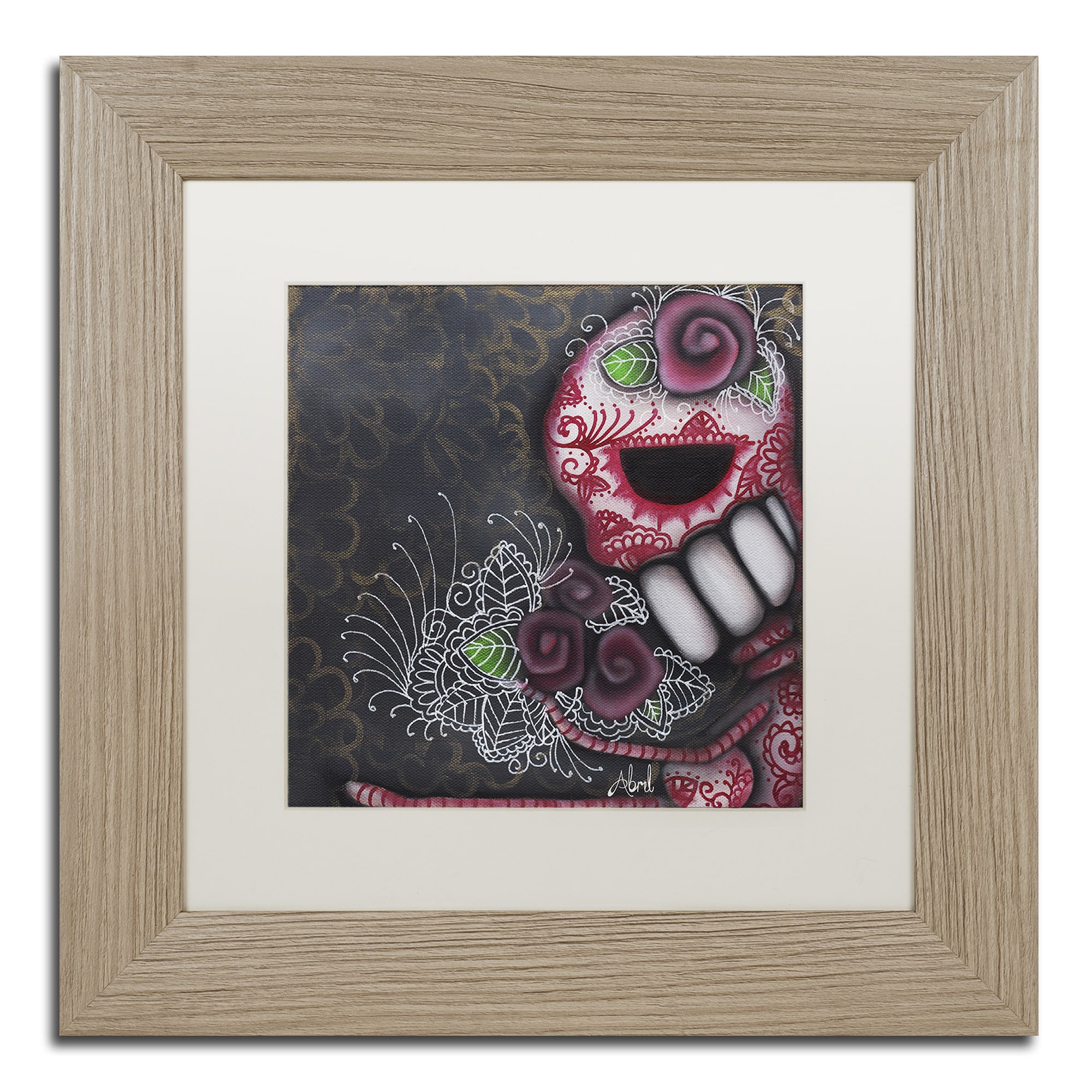 Trademark Fine Art 'Sabbaday Green Pool' Canvas Art by Michael Blanchette Photography, White Matte, Wood Frame