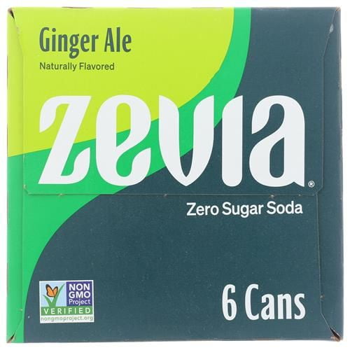 Zevia All Natural Diet Soda - Ginger Ale - 12 Oz - 6 Pk - Pack of 2