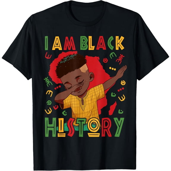 I Am Black History Black History Month T-Shirt tee