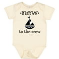 thumbnail image 3 of Inktastic New to the Crew Newborn Boys or Girls Baby Bodysuit, 3 of 5