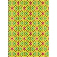 thumbnail image 1 of Ahgly Company Indoor Rectangle Patterned Yellow Green Novelty Area Rugs, 5' x 8', 1 of 6