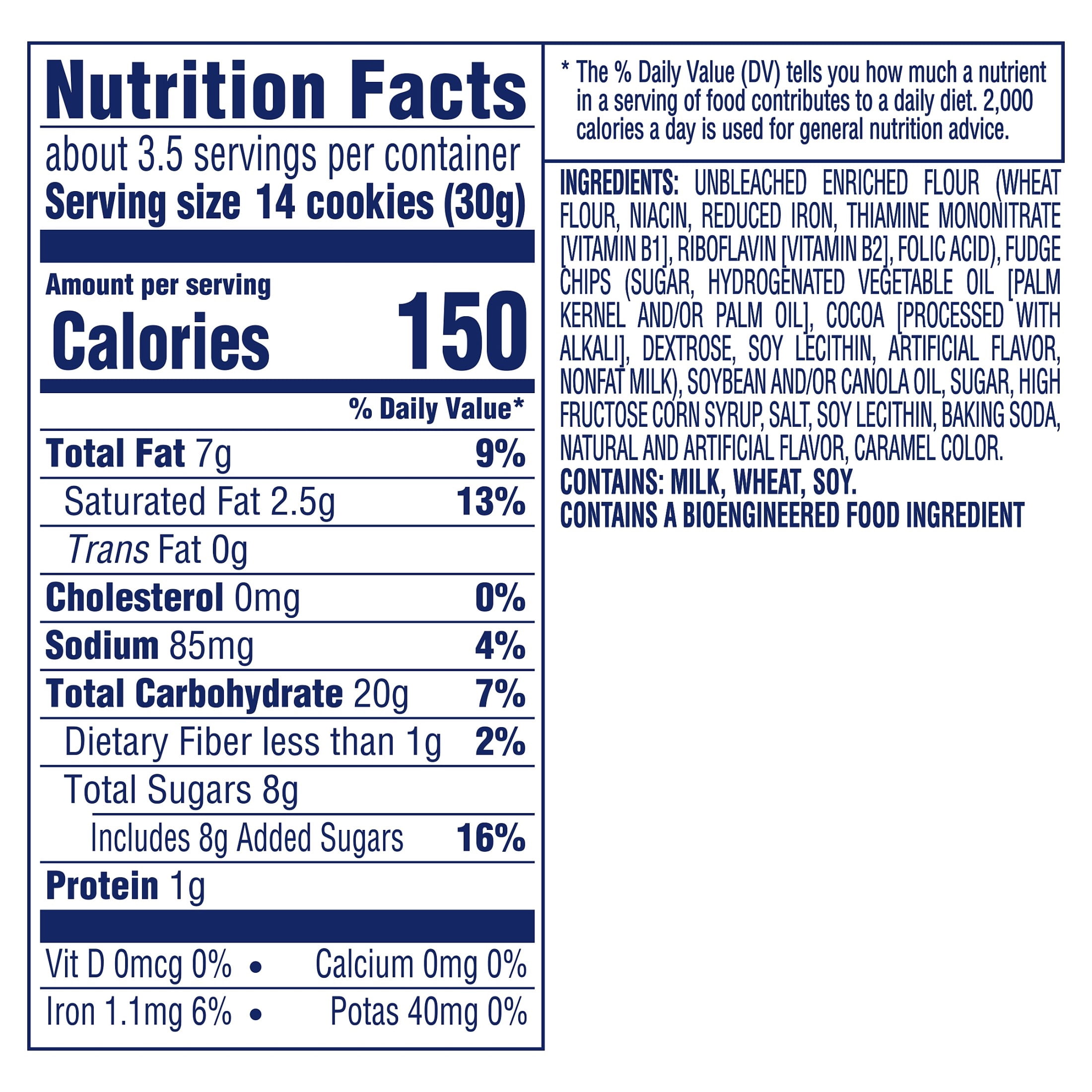 (2 pack) CHIPS AHOY! Minis Original Fudgy Chocolate Chip Cookies, Go-Paks, 3.5 oz Cup