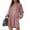 Pink, variant on EGNMCR Women's Sweater Dress Solid Color Plus Size Knitted Dresses Casual Winter Loose Pullover Mini Dress