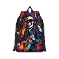 thumbnail image 2 of Yiaed Rock Skull Singer Print Backpack, Premium Laptop Backpack, Travel Backpack for Women, Lightweight Backpacks, Comfortable Back Pack-Small, 2 of 7