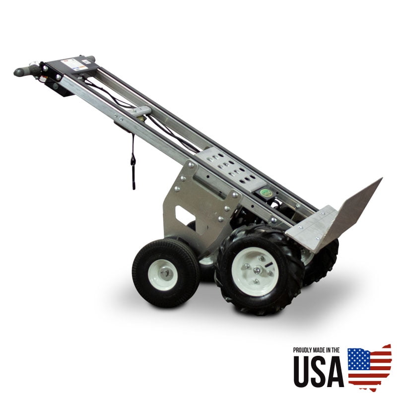 Overland Electric Powered Aluminum Hand Truck with Foot Plate