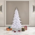 thumbnail image 4 of Vickerman 6.5' White Fir Artificial Christmas Tree, Unlit, 4 of 4