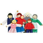 Melissa & Doug Wooden Doll Family of 7 Set