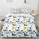 thumbnail image 2 of Juego de cama con funda de dinosaurio 3D, juego de 3 piezas con dibujos de animales, 1 funda de cama, juegos de edredón tamaño queen, 2 of 4