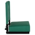 thumbnail image 6 of Emma + Oliver 500 lb. Rated Lightweight Stadium Chair with Handle & Ultra-Padded Seat, Hunter Green, 6 of 10