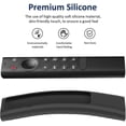 thumbnail image 2 of Funda protectora de silicona para control remoto NVIDIA Shield TV Pro 4K HDR (negra), 2 of 5