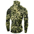 thumbnail image 4 of Homeyce Sun Protection Camo Hoodie Shirts for Men with Mask Uv Spf Upf 50+ Rash Guard Sun Shirts Outdoor Hiking Swim Fishing Long Sleeve Cooling Hoodies,Deep Green S, 4 of 4