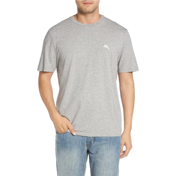 Tommy Bahama - Camiseta gráfica para hombre con collage de vacaciones, gris, pequeña Tommy Bahama Camiseta gráfica