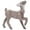 A, variant on HmNPlay Simulation Sika Deer Figurine Desktop Ornament Christmas Elk Statue Wedding Decoration Realistic Animal Model Stable Base Home Living Room Decor (1 Included)