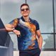 thumbnail image 4 of Fotbe Galactic Dog Swirls Art Camiseta Polo de Golf para Hombre con Estampado – Camisa Deportiva Transpirable con Cuello Abotonado-3X-Large, 4 of 6