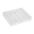 thumbnail image 3 of Unique Bargains Plastic Bobbins Embroidery Bobbins with Case for Sewing Machine Clear, 25 Pack, 3 of 7