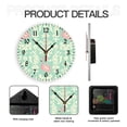 thumbnail image 5 of YladaFaie Vintage Flamingo Wall Clock Battery Operated Silent Non Ticking Clocks Decorative Animal Flamingo Spring Summer Arabic Numbers Handing Clocks for Living Room Decor 10 Inch, 5 of 7