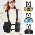 thumbnail image 2 of Lightweight Running Vest Bag Marathon Gear Breathable Mesh Hydration Vest Pack Adjustable Large Capacity Multi Pockets Chest Rig Bag Outdoor Hiking, 2 of 8