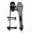 thumbnail image 4 of Veryke 6ft Sliding Barn Door Hardware Kit, Fit 36" Wide Door Panel, Carbon Steel Sliding Barn Door Track Hardware, Easy to Install, 4 of 7