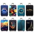 thumbnail image 1 of Harmtty Flower Print Elastic Dust Proof Luggage & Luggage Sets, S 9, 1 of 8