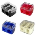 thumbnail image 2 of 4Pack Make Up Pencil Sharpener, Lip Liner Pencil Sharpener, Cosmetic Pencil Sharpener, Colored Cosmetic Lip Pencil Sharpener Hand Pencil Sharpener for Eyeliner Lip Liner Pencils, 2 of 6