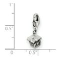 thumbnail image 3 of Fancy Bead White Sterling Silver Themed 20 mm 9.09 Reflections Graduation Cap Click-On For Bead, 3 of 4