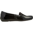 thumbnail image 3 of Rockport Women's Total Motion Driver Moc Black Patent Loafers 6M, 3 of 5