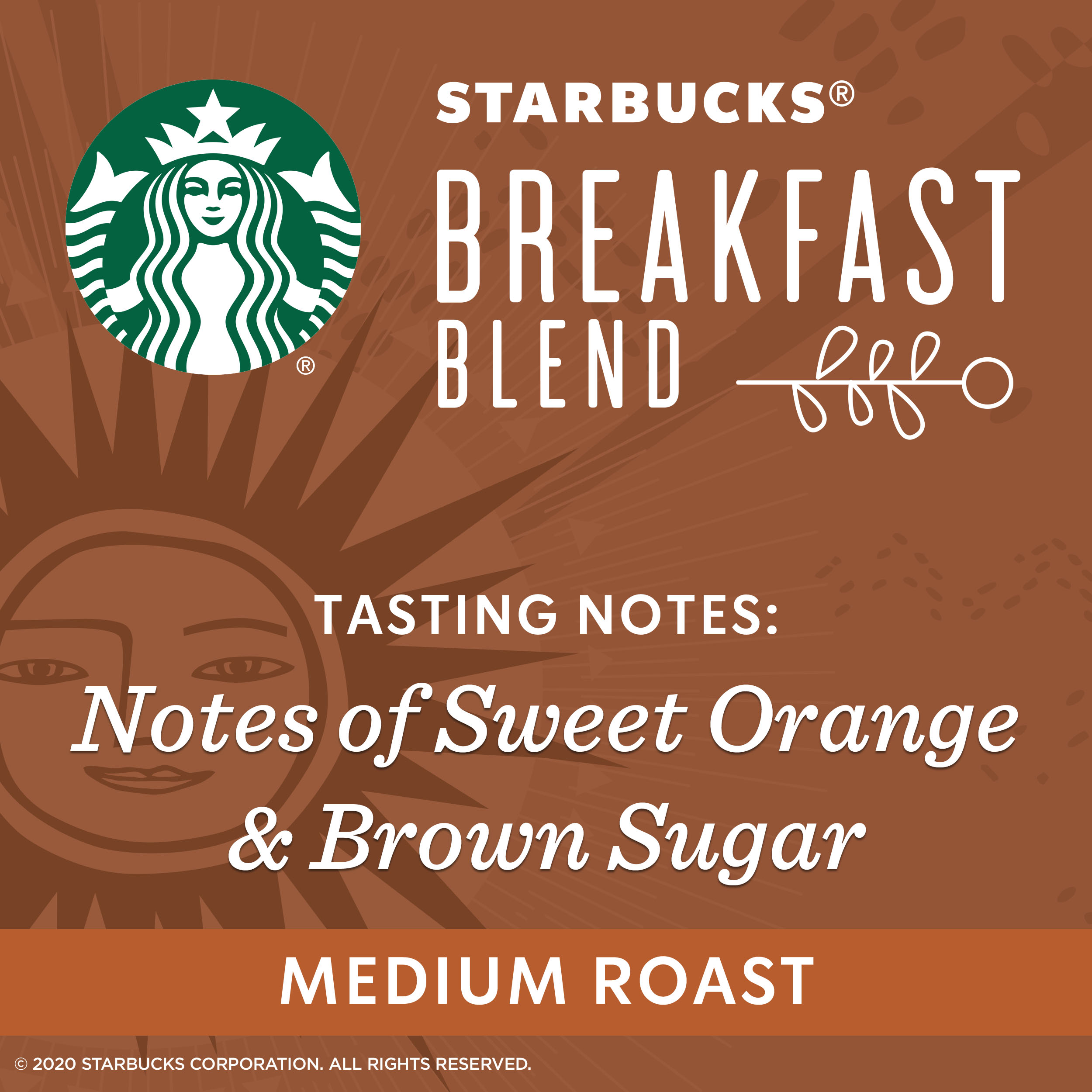 Starbucks Medium Roast Ground Coffee — Breakfast Blend — 100% Arabica — 1 canister (13.5 oz.) - image 3 of 7